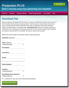 Sample Trial Request Form