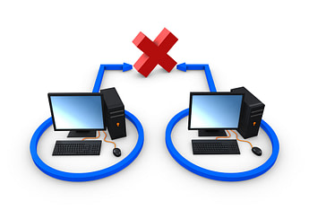 Computers Arrows X Disconnected