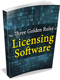 three-golden-rules-licensing-software-book-standing