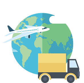 delivery-plane-truck-world