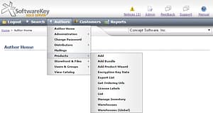 Instant SOLO Server previous menu interface