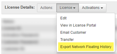 Export Network Floating history in SOLO Server