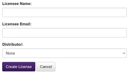 licensee add Licensee in license creation
