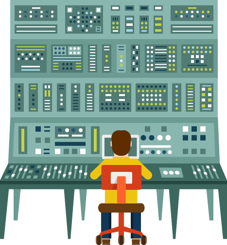 control-room-man-chair