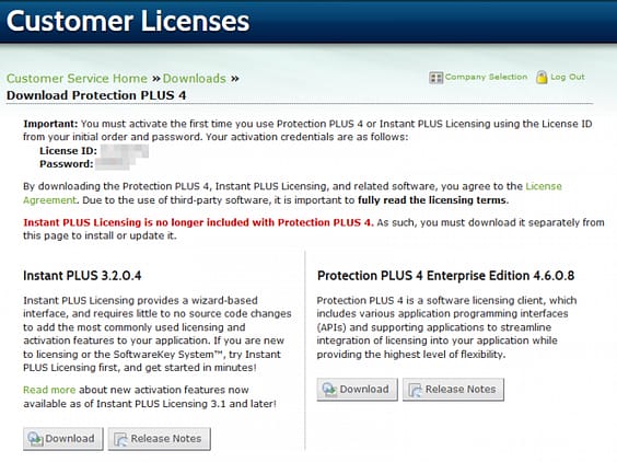 Protection PLUS 4.6.0.8 and Instant PLUS 3.2.0.4 Released - SoftwareKey.com