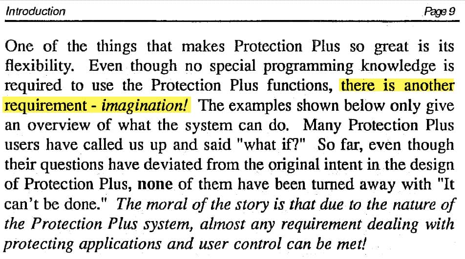 Protection PLUS Pro manual page 9